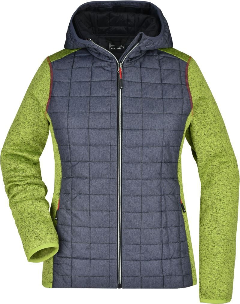 Daiber Damen Strick Hybrid Jacke JN 771 bedrucken