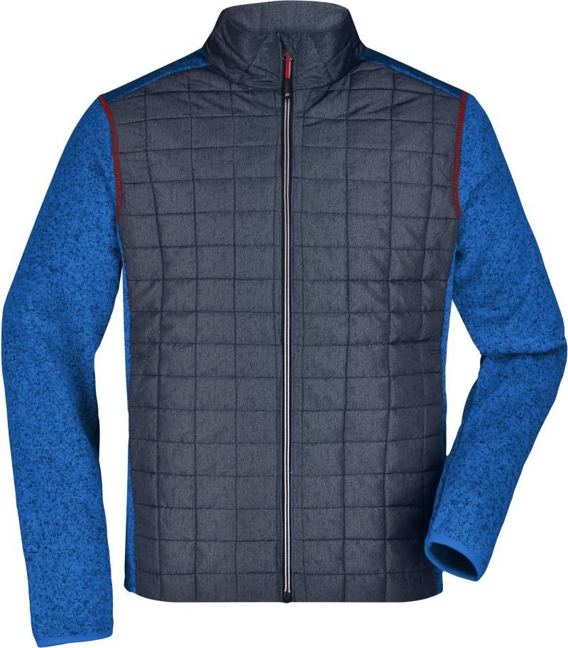 Daiber Herren Strick Hybrid Jacke JN 742 bedrucken