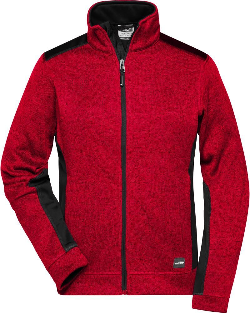 Daiber Damen Workwear Strickfleece Jacke - Strong JN 861 bedrucken