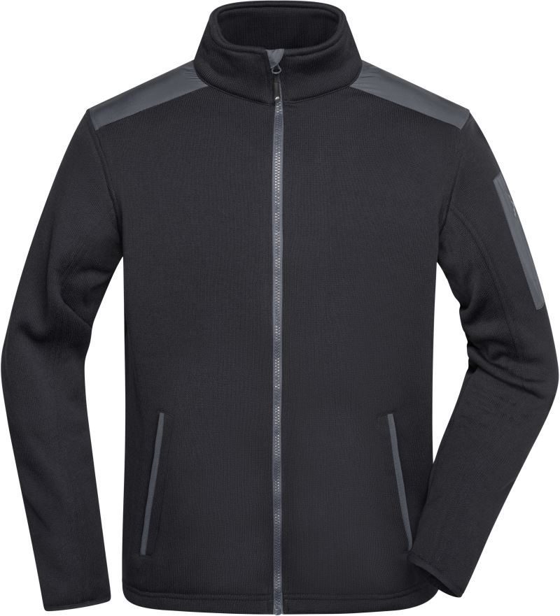 Daiber Herren Strickfleece Jacke JN 591 bedrucken