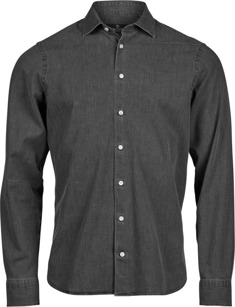 Tee Jays Denim Hemd langarm TJ 4004 bedrucken
