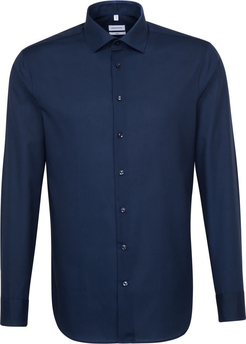 Seidensticker Hemd langarm Shirt Slim LSL bedrucken