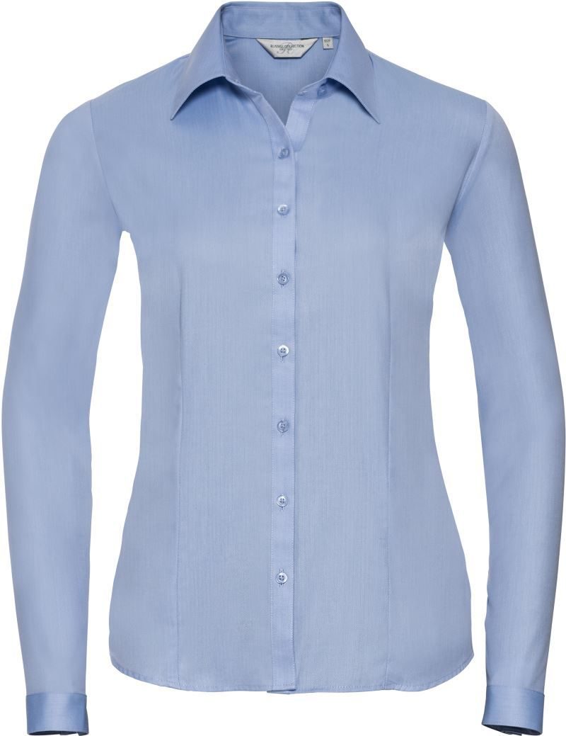 Russell Athletic Herringbone Bluse langarm 962F bedrucken