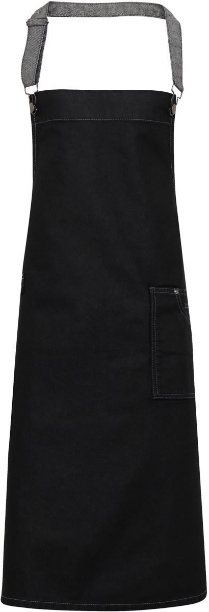 Premier Denim Latzschürze "District" PR 134 bedrucken
