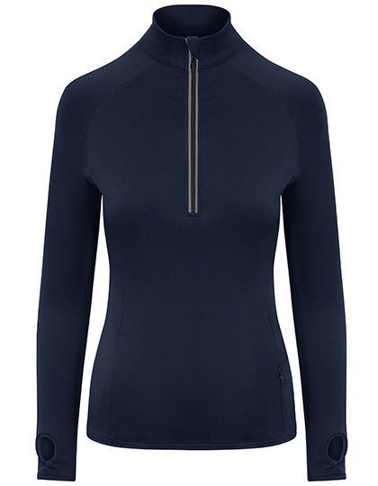 Just Cool Women´s Cool-Flex 1/2 Zip Top JC035 bedrucken
