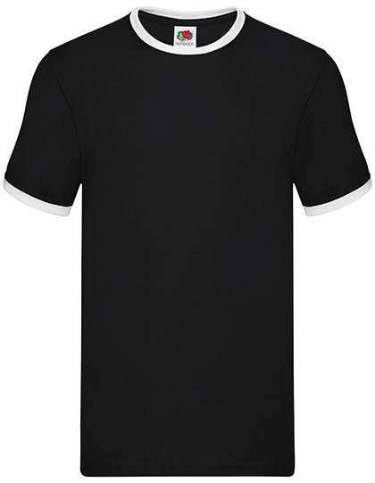 Fruit of the Loom Valueweight Ringer Tee 61-168-0 bedrucken