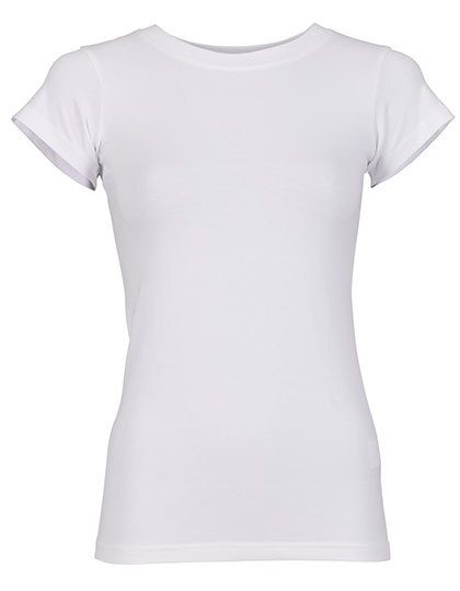 Build Your Brand Ladies Basic Stretch Tee BY384 bedrucken