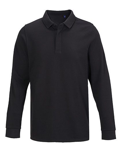 NEOBLU Men´s Long Sleeve Polo Shirt Owen 04396 bedrucken