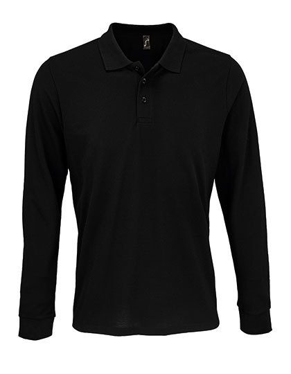SOL´S Unisex Long Sleeve Polycotton Polo Shirt 03983 bedrucken