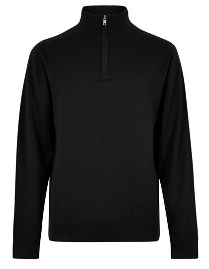 Kustom Kit Regular Fit Arundel 1/4 Zip Sweater KK254 bedrucken