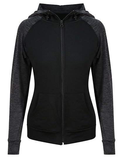 Just Cool Women´s Cool Contrast Zoodie JC058 bedrucken