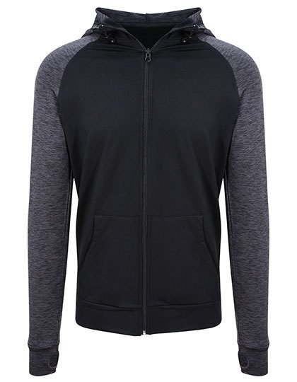 Just Cool Men´s Cool Contrast Zoodie JC057 bedrucken