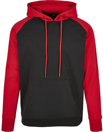 Build Your Brand Basic Basic Raglan Hoody BB005 bedrucken