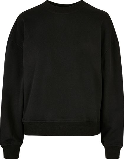 Build Your Brand Ladies Oversized Crewneck Sweatshirt BY212 bedrucken