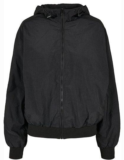 Build Your Brand Ladies´ Crinkle Batwing Jacket BY182 bedrucken