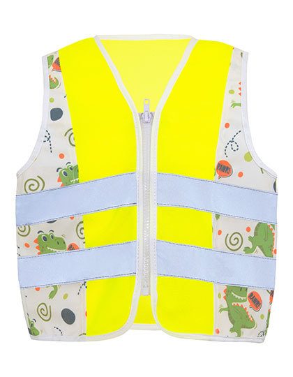 Korntex Children´s Safety Vest Action Dinosaurs ACTDIN bedrucken