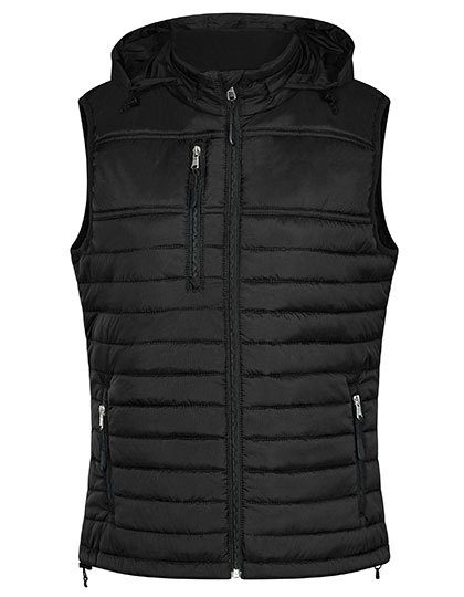 HRM Women´s Hooded Performance Body Warmer 1302 bedrucken
