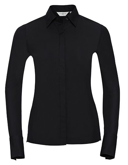 Russell Athletic Collection Ladies' Long Sleeve Fitted Ultimate Stretch Shirt R-960F-0 bedrucken