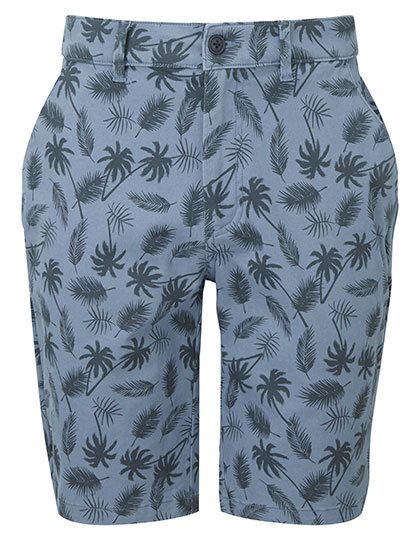 WOMBAT® Men´s Palm Print Shorts WB905 bedrucken