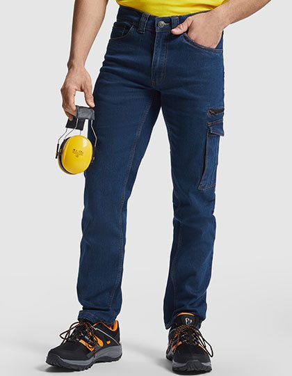 Roly Workwear Raptor Multipocket Jeans PA8402 bedrucken