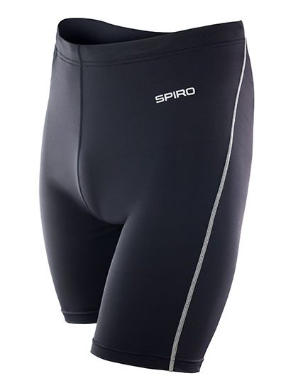 Spiro Men´s Bodyfit Base Layer Shorts S250M bedrucken