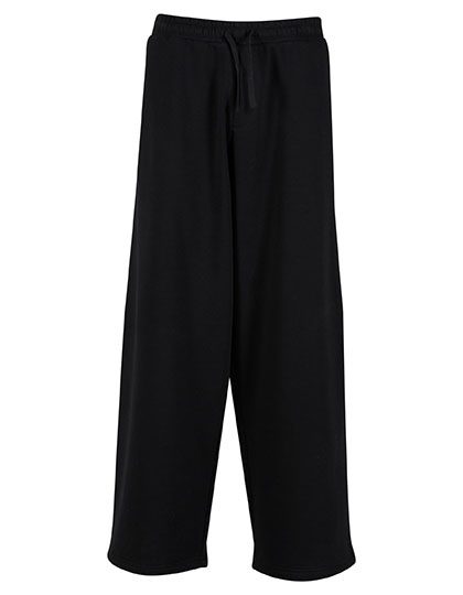 Build Your Brand Wideleg Sweatpants BY442 bedrucken
