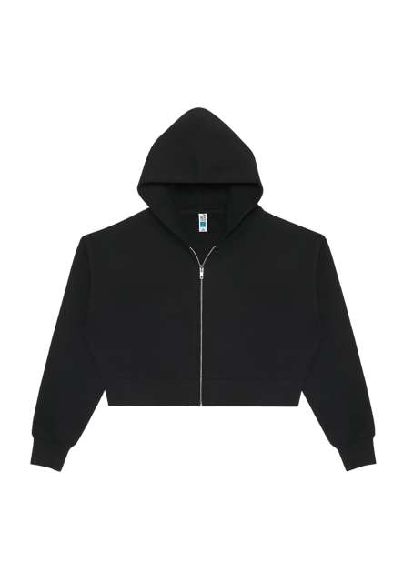 Lane Seven Womens Relaxed Crop Zip bedrucken