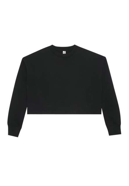 Lane Seven Womens Relaxed Crop Crewneck bedrucken