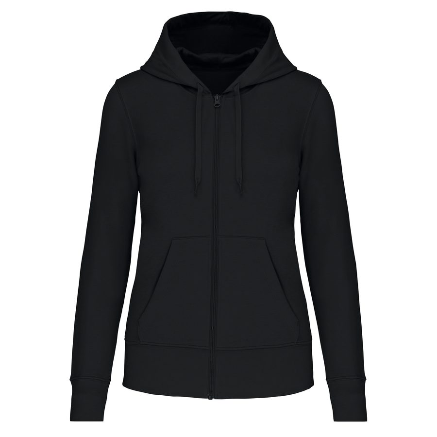 Kariban Kapuzensweatshirt mit Reißverschluss Damen K4031 bedrucken