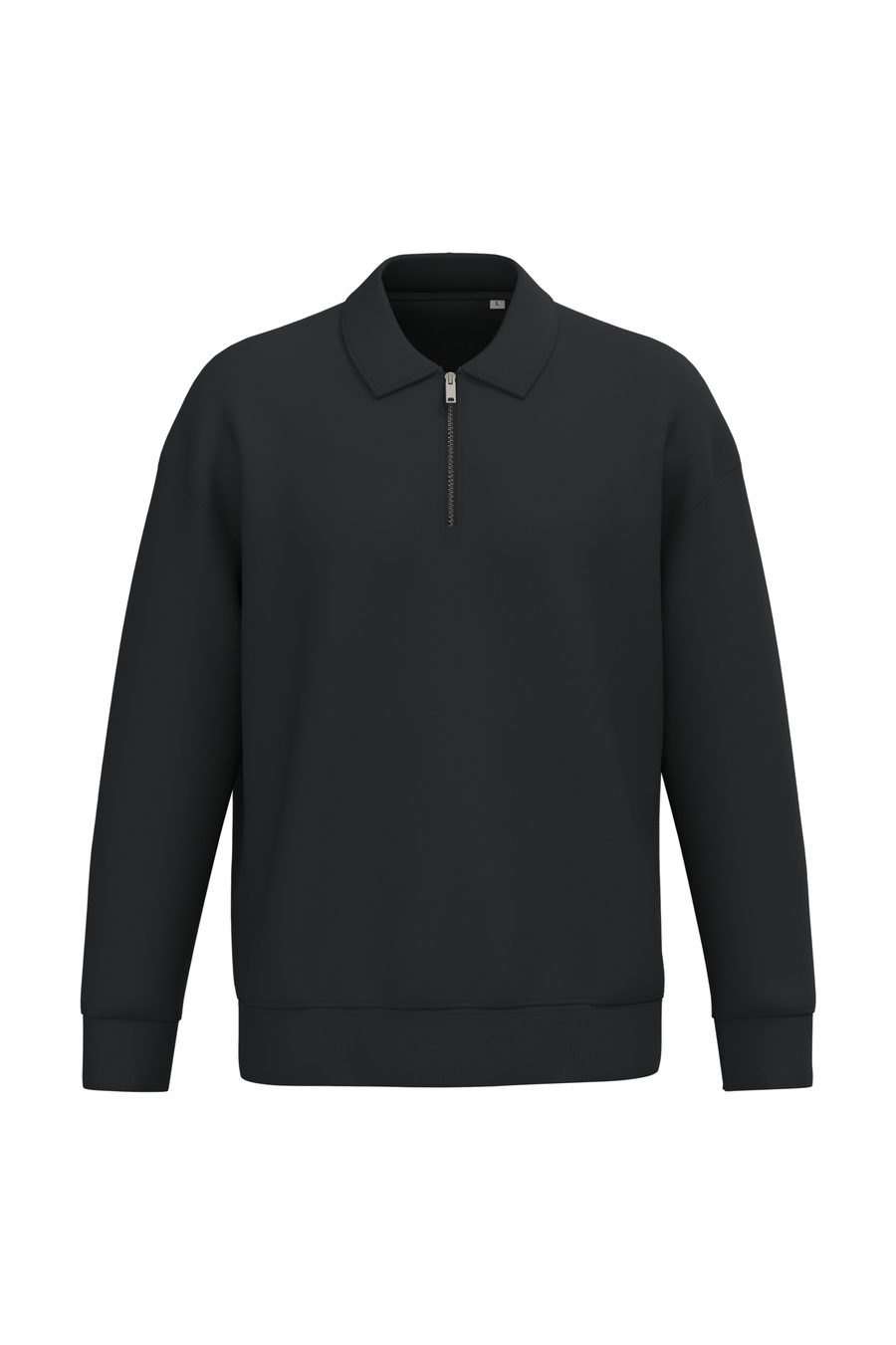 Native Spirit Unisex-Sweatshirt mit Reißverschluss, Polokragen und überschnittenen Schultern NS432 bedrucken