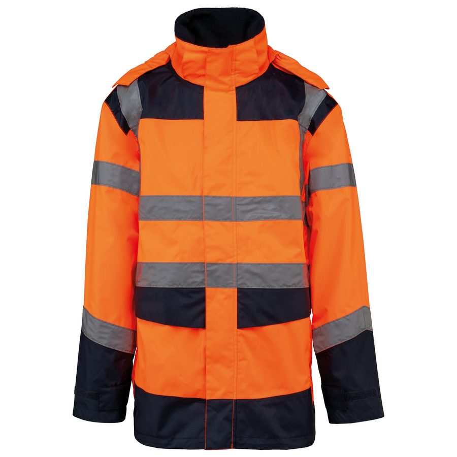 WK Recycelter Sicherheitsparka 4 in 1 WK660 bedrucken