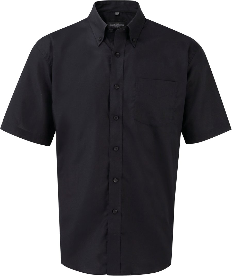 Russell Men's Short Sleeve Easy Care Oxford Shirt R-933M-0 bedrucken