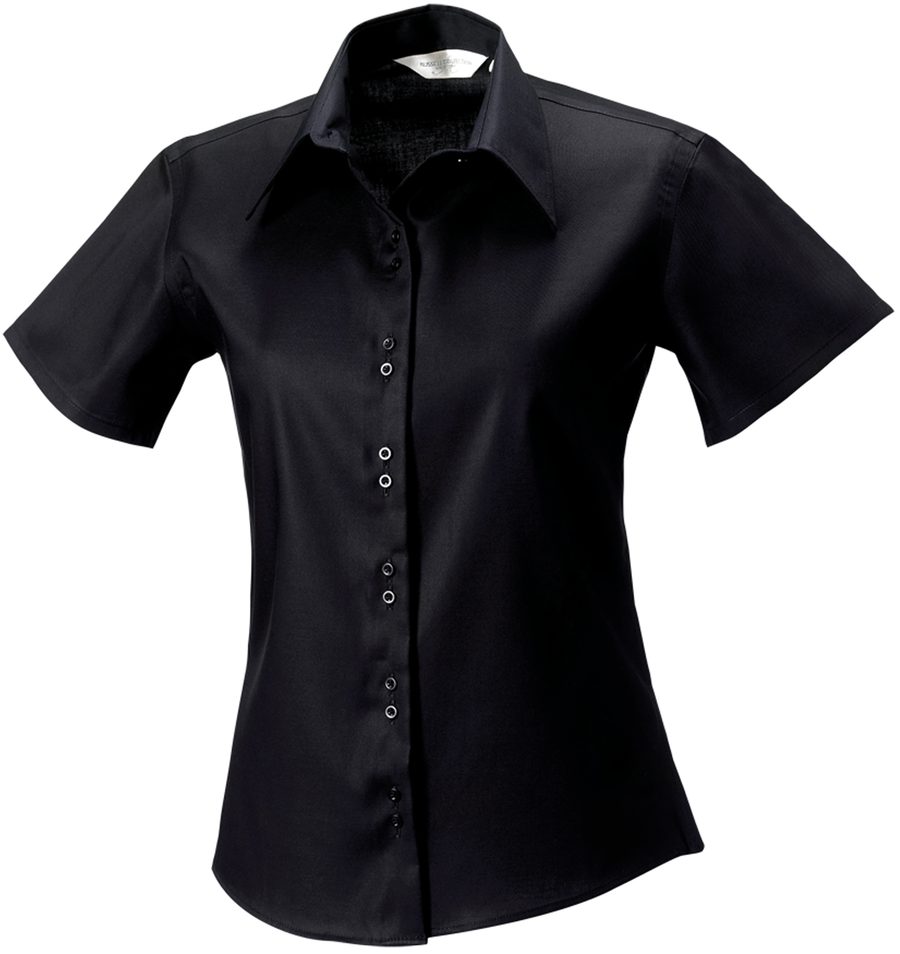 Russell Ladies' Short Sleeve Ultimate Non-Iron Shirt R-957F-0 bedrucken