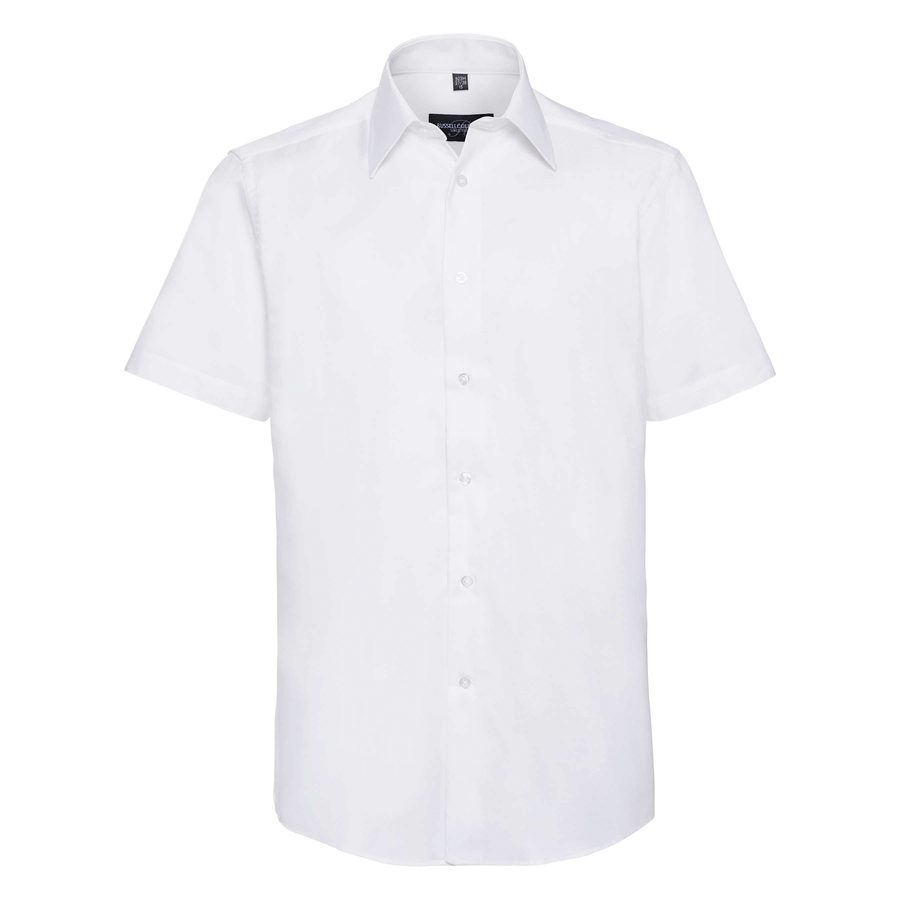 Russell Tailliertes Oxford Hemd -⁠ Kurzarm 0R923M0 bedrucken