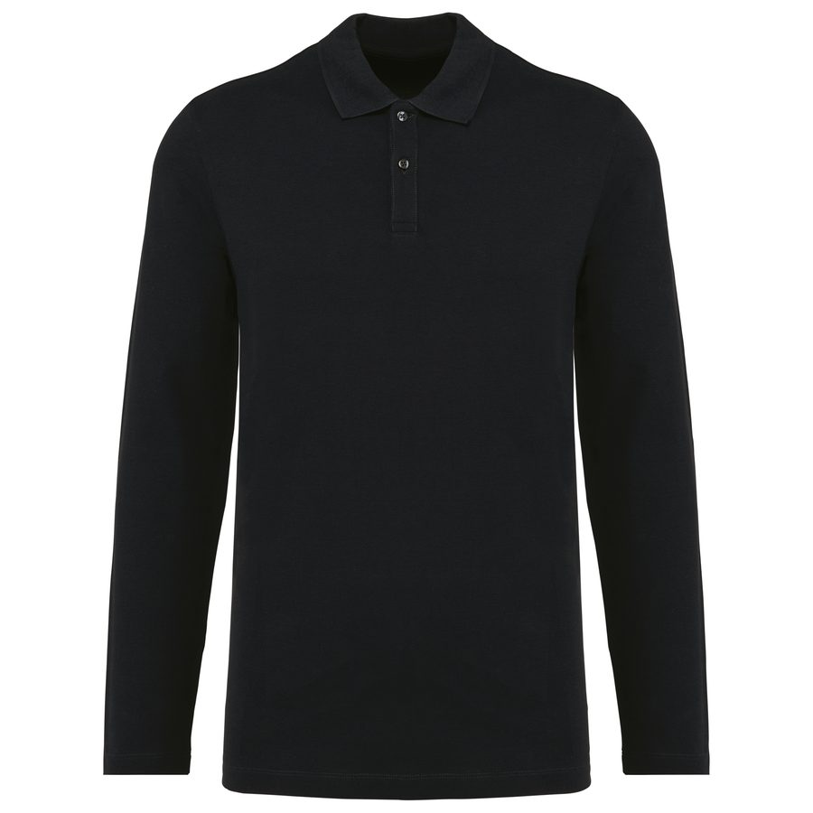 Kariban Premium Supima® Herren-Polohemd mit langen Ärmeln PK202 bedrucken