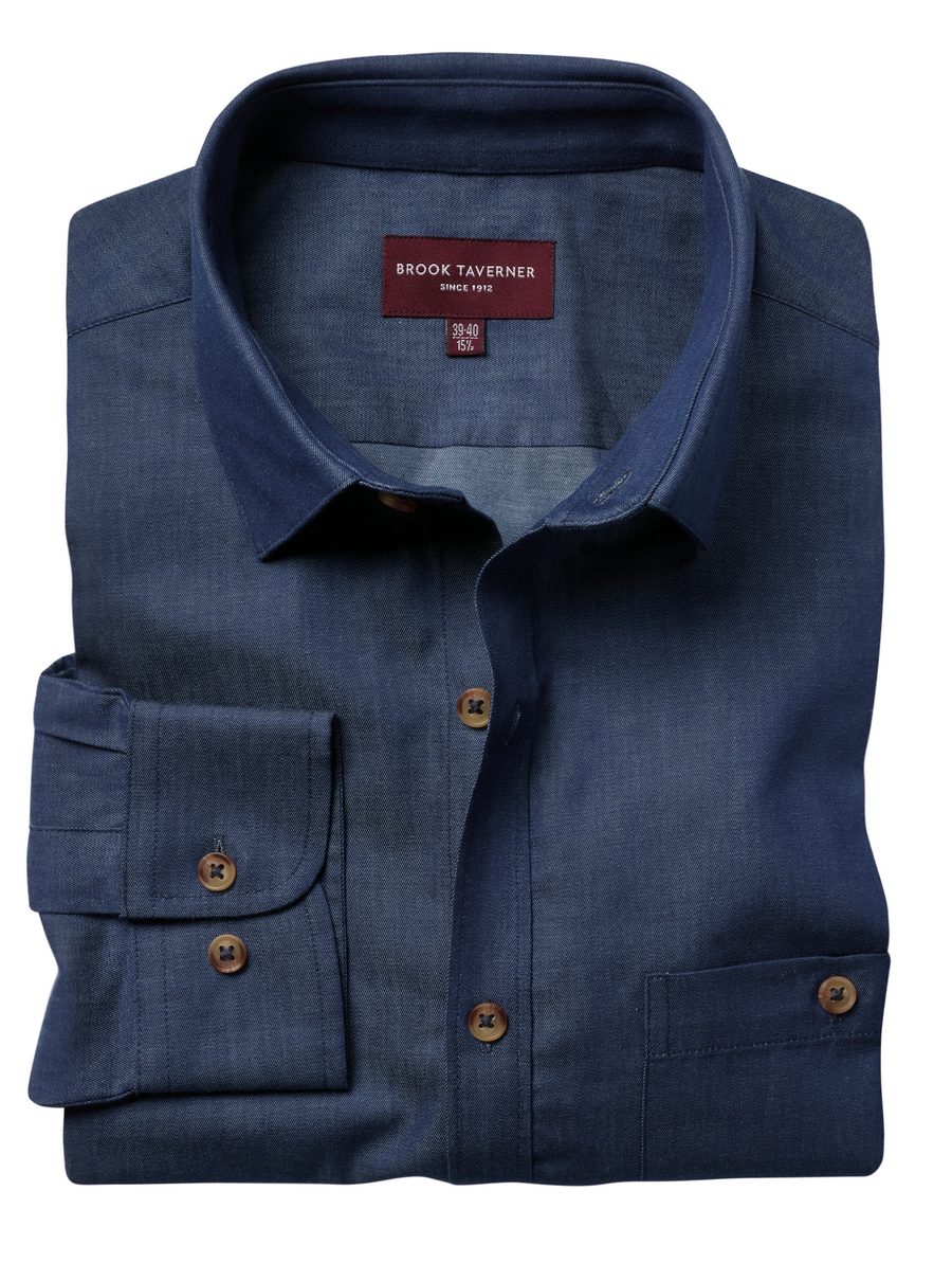 Brook Taverner Hemd Jasper 7886 bedrucken