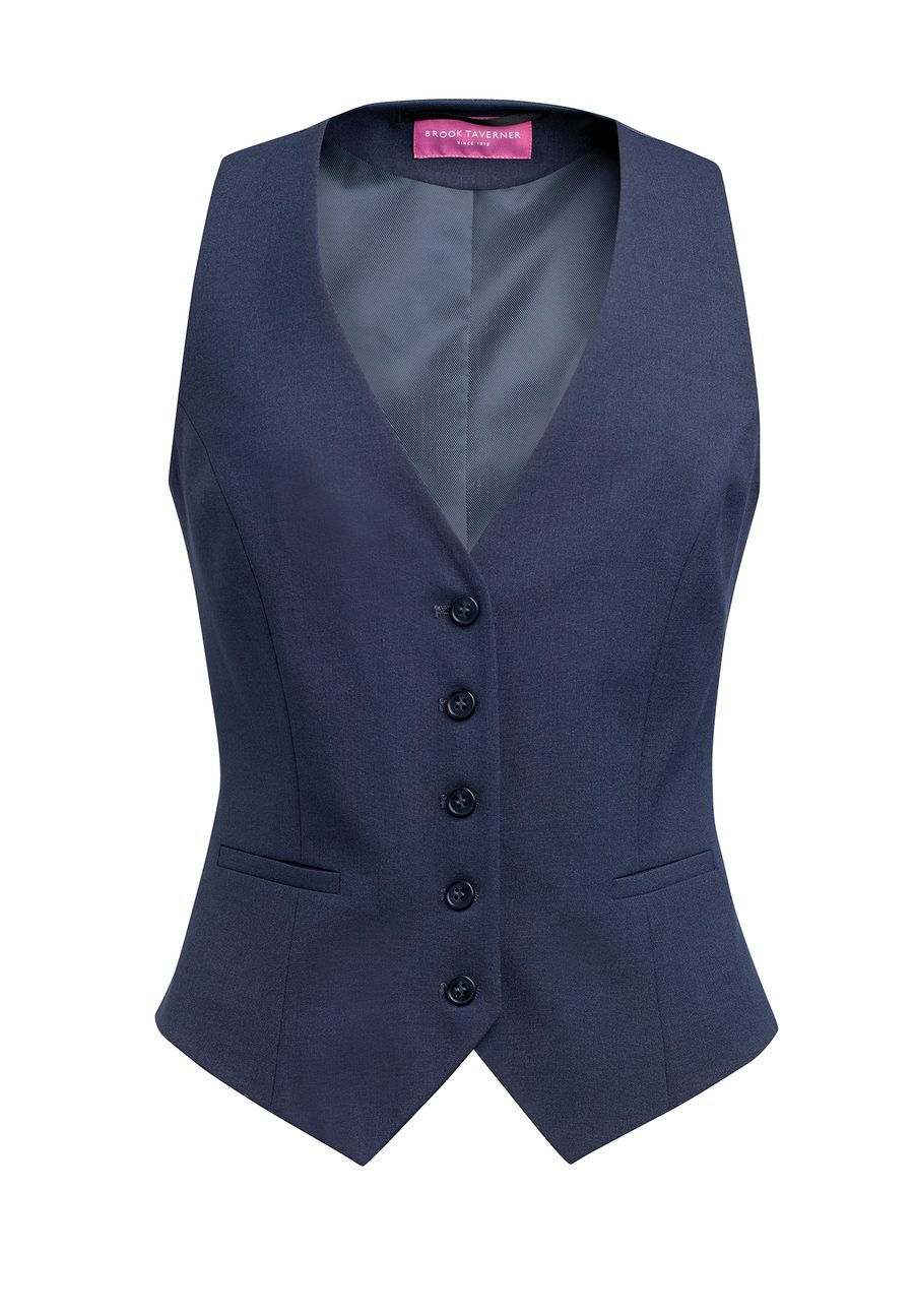 Brook Taverner Damenweste Beatrice taillierter Schnitt 2391 bedrucken