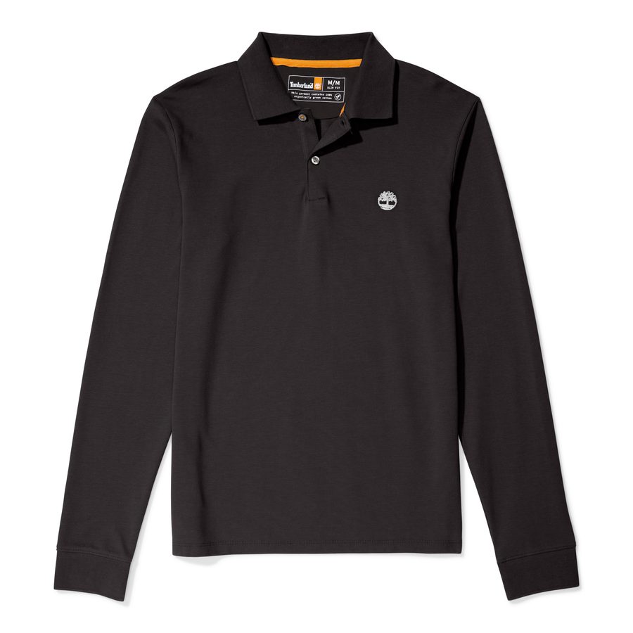 Timberland Polo LS Piqué Slim TB0A5UD bedrucken