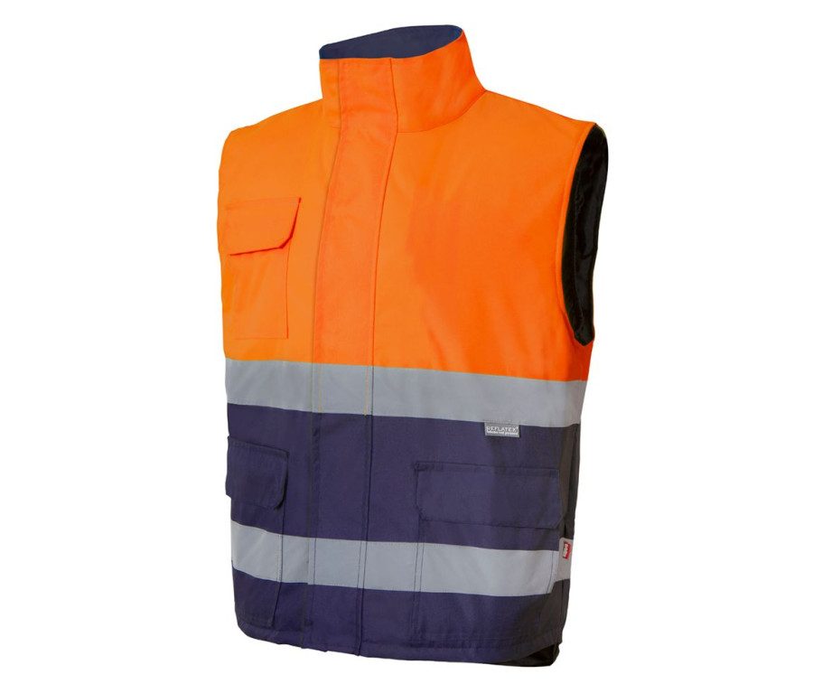 Velilla Hv Two-Tone Padded Vest P305902 bedrucken