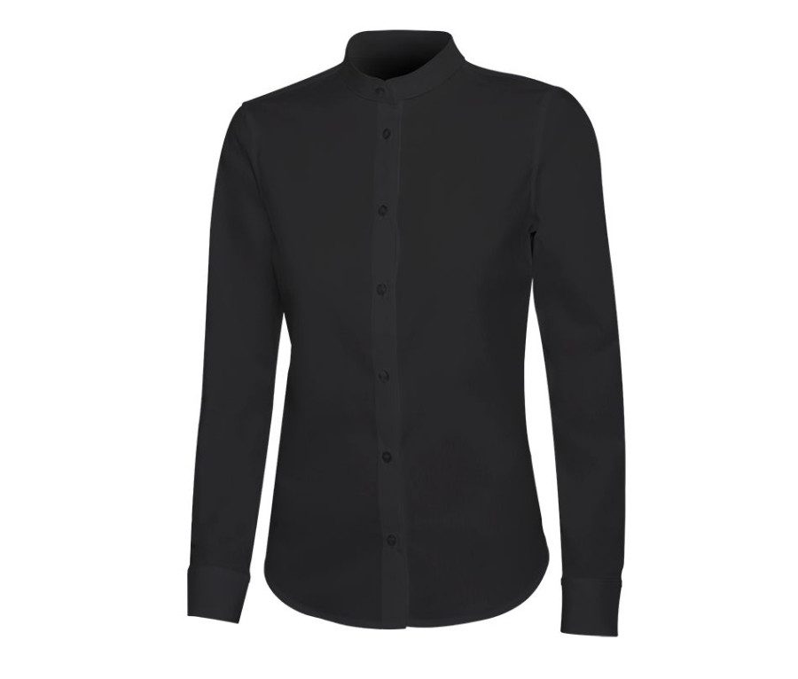 Velilla Women's Long-Sleeve Stretch Shirt 405015S bedrucken