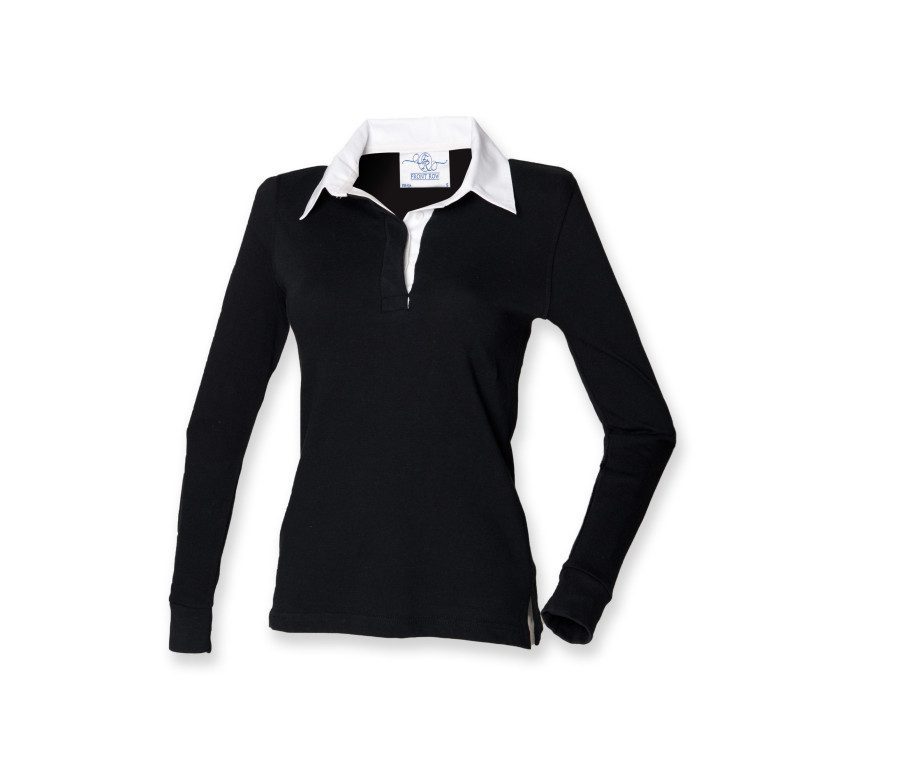 Front Row Ladies Classic Rugby Shirt FR101 bedrucken
