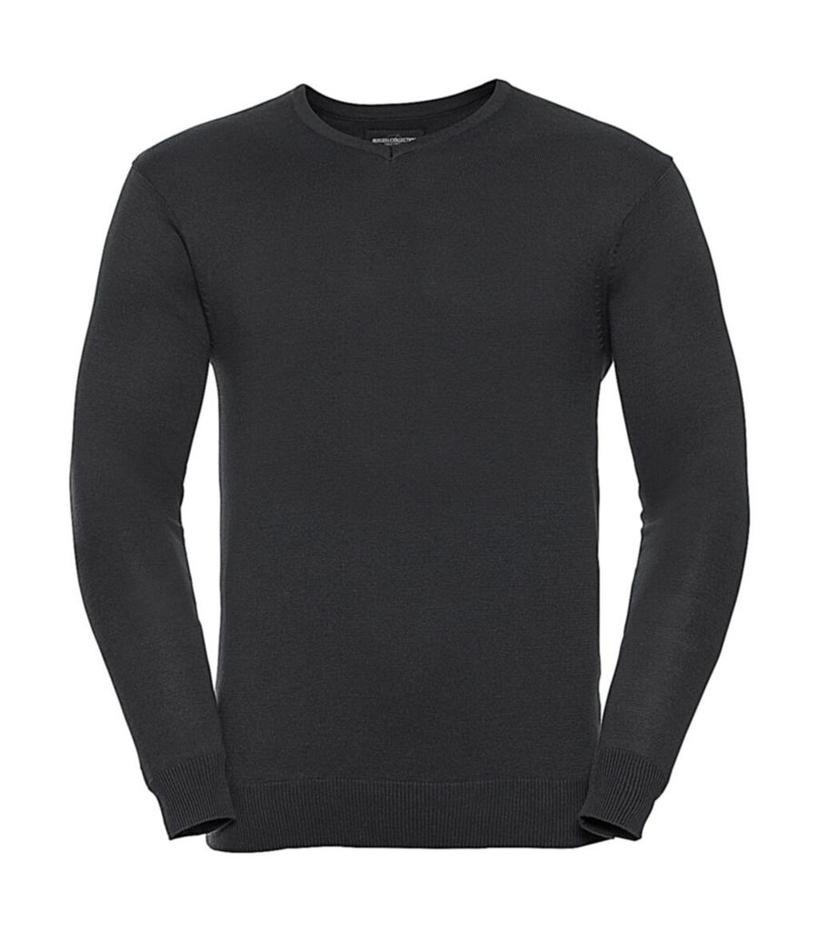 Russell Athletic Collection Men's V-Neck Knitted Pullover 0R710M0 bedrucken